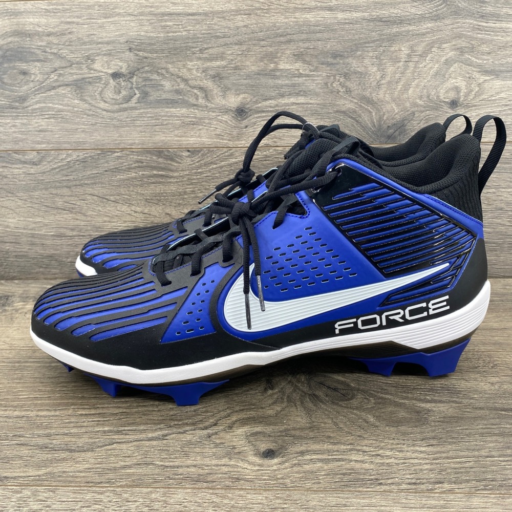 Nike Force Savage Shark 2 Football Cleats Mens 18 Blue Black DA5453-401